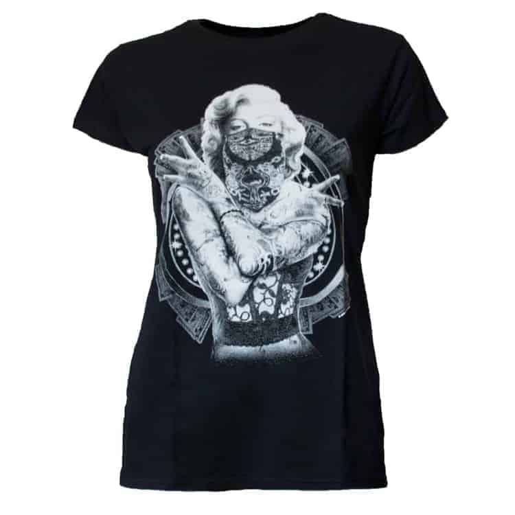 Marilyn Monroe Gangsta Dames Shirt