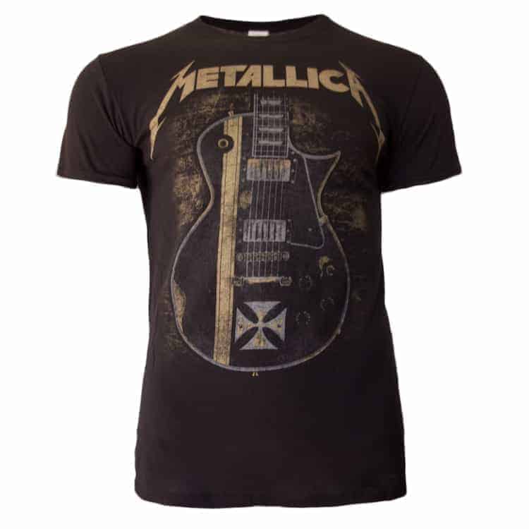 Metallica shirt – Hetfield Guitar Iron Cross