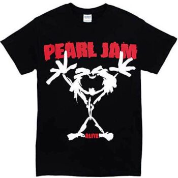Pearl Jam Shirt - Stickman logo Alive
