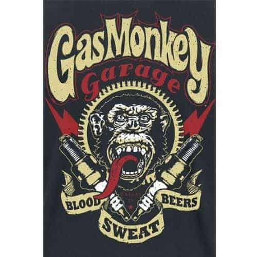 Gas Monkey Blood Sweat And Bears Red