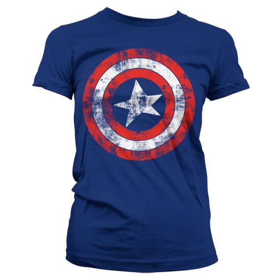 Captain America Distressed dames shirt - Marvel