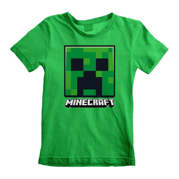 Minecraft kindershirt – Creeper Face