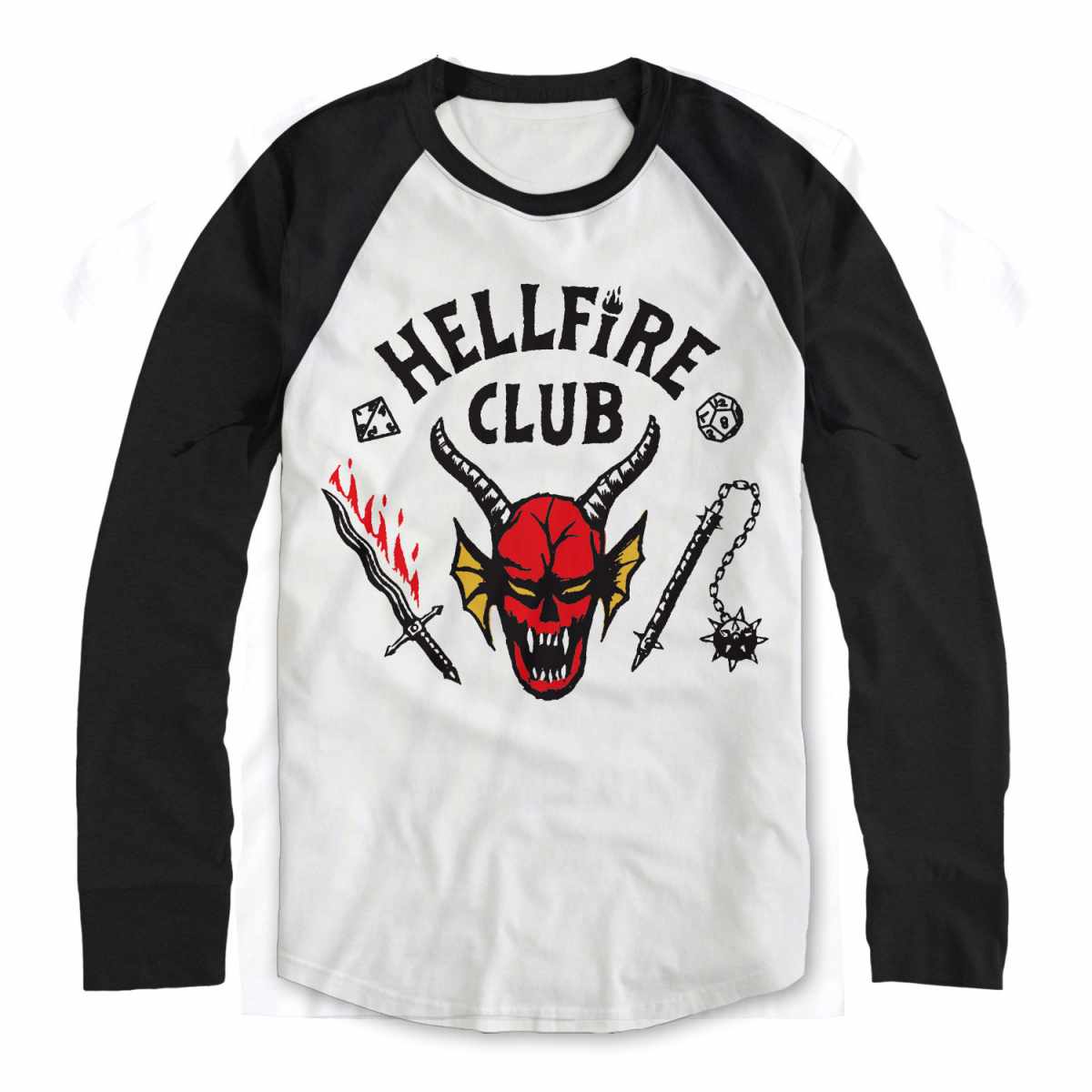 Stranger Things shirt Raglan – Hellfire Club
