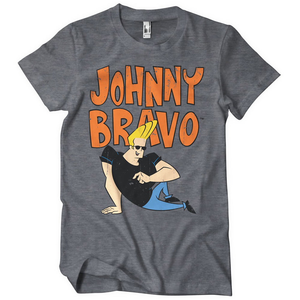 Johnny Bravo – T-Shirt Dark Grey