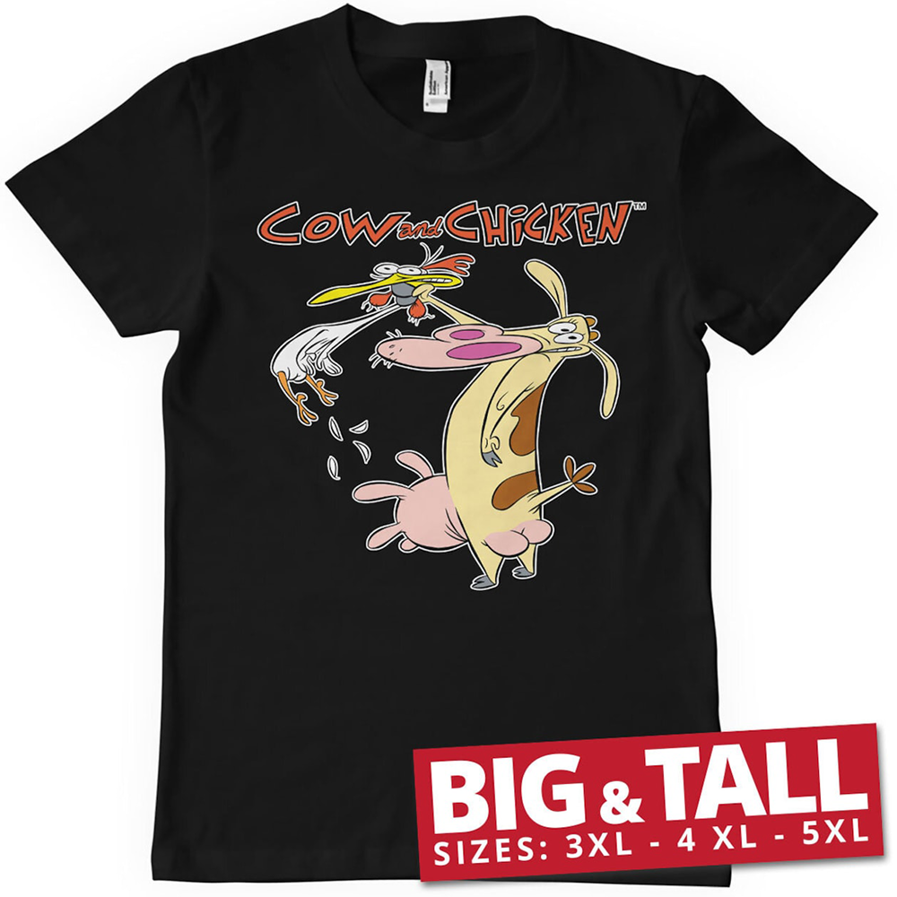 Cow and Chicken - T-Shirt Plus Sizes