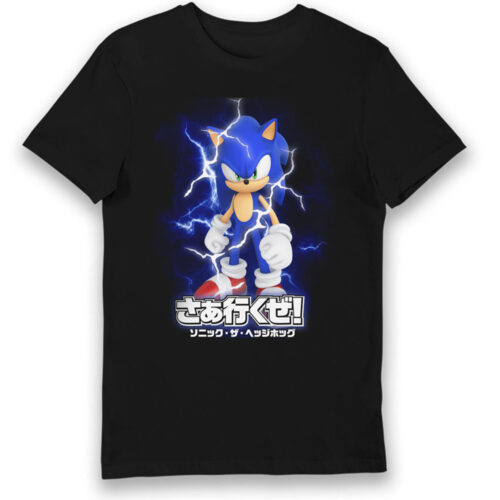Sonic The Hedgehog shirt – Lightning Glow in the Dark