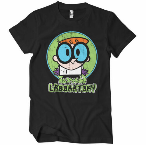 Dexter's Laboratory shirt - Zwart