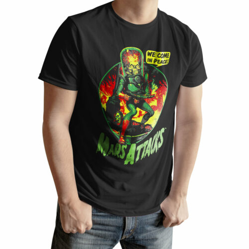 Mars Attacks shirt – We Come in Peace (Grote Maten)