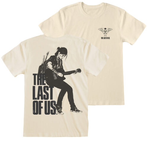 The Last of Us shirt - Ellie Guitar With Back print