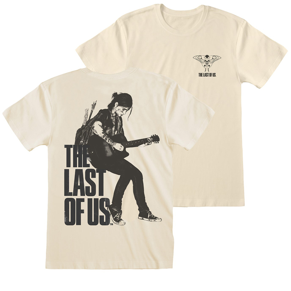 The Last of Us shirt - Ellie Guitar With Back print