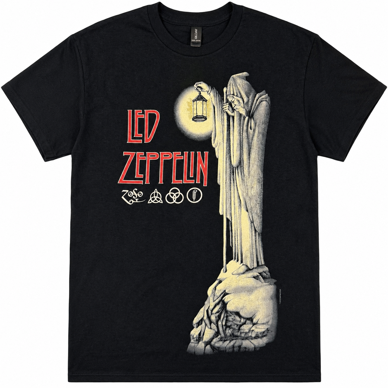 Led Zeppelin IV Hermit T-Shirt Zwart