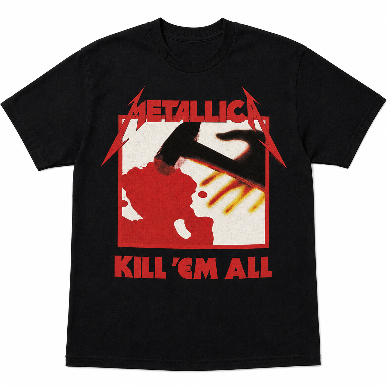 Metallica Kill ’Em All Tracklist T-shirt Zwart