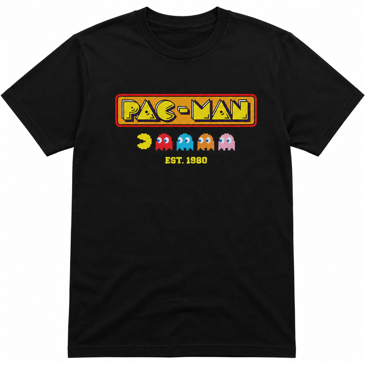 Pac-Man Est. 1980 T-shirt Zwart
