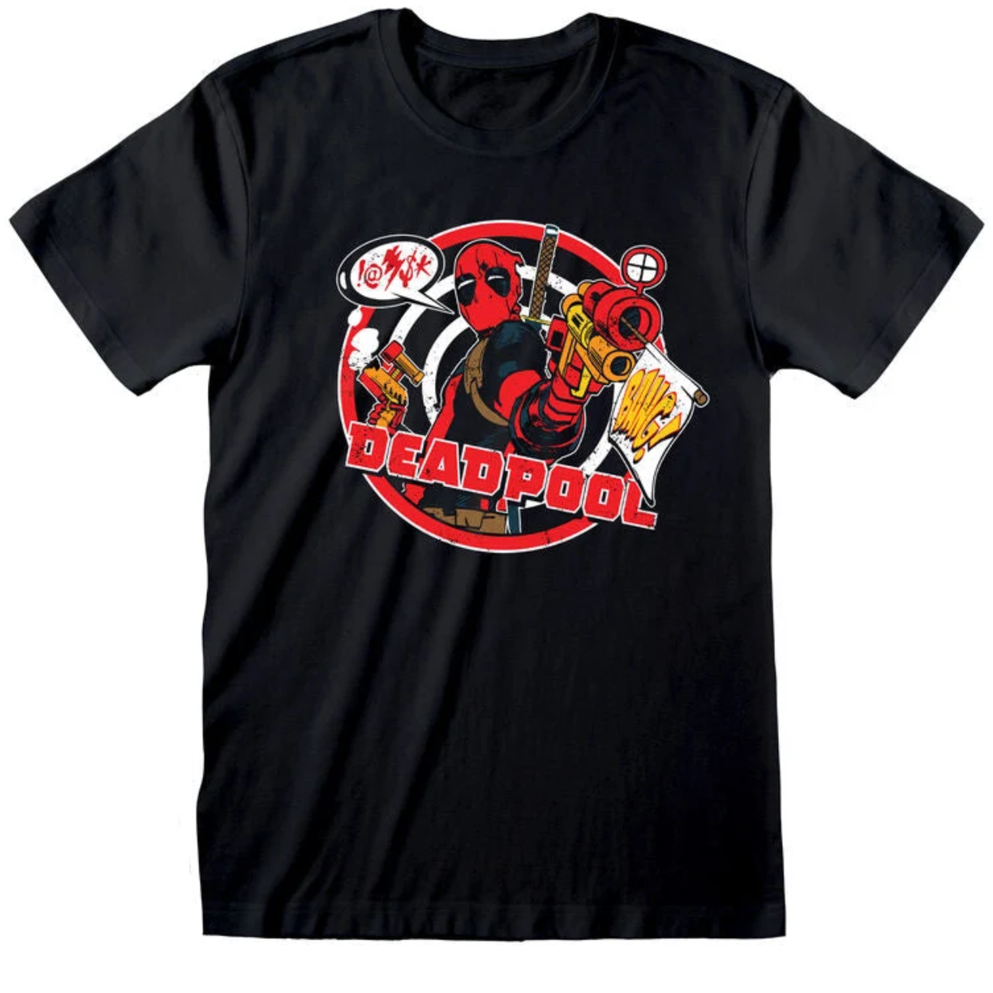 Deadpool Badge T-shirt – vooraanzicht